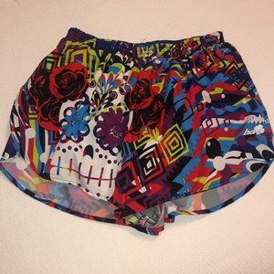 Boa, workout, multi colored shorts